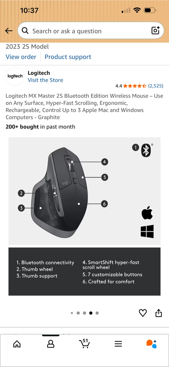 Logitech MX Master 2S (2023) - Graphite – Excellent Condition - photo 2
