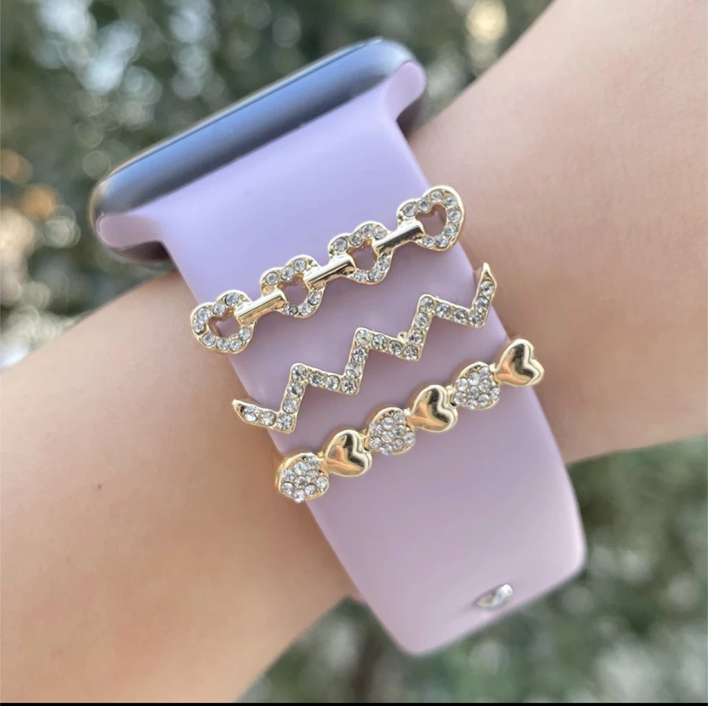 Apple Watch Band Charms - Mickey Mouse, Snowflake & Hearts