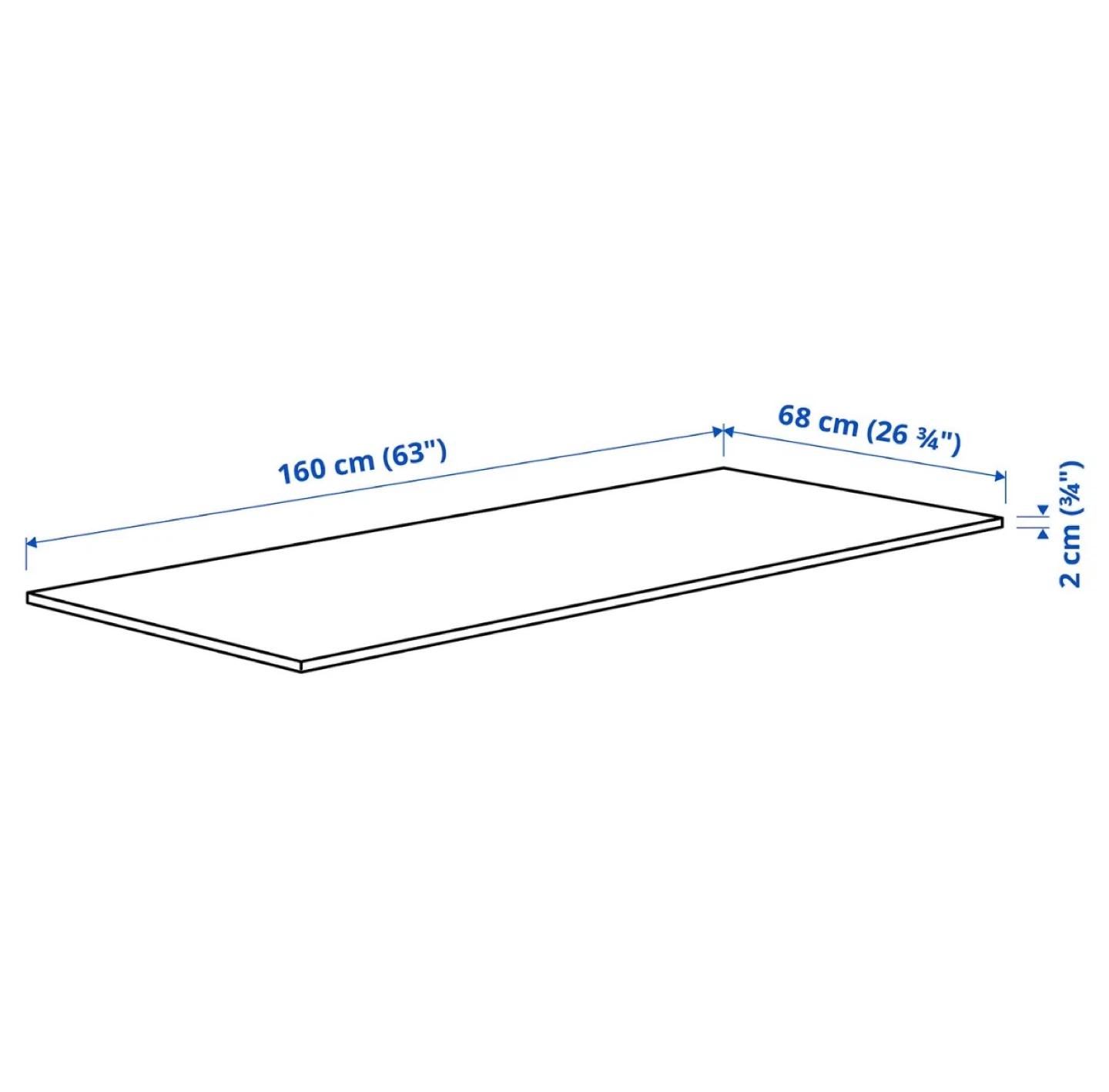 IKEA  Standing Desk - White/Wood Effect - photo 5