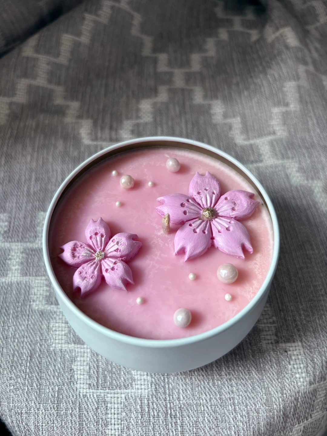 Cherry Blossom Soy Wax Candle - photo 3