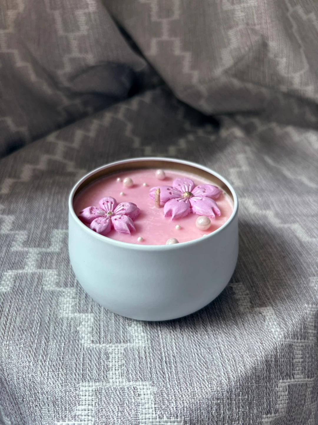 Cherry Blossom Soy Wax Candle - photo 2