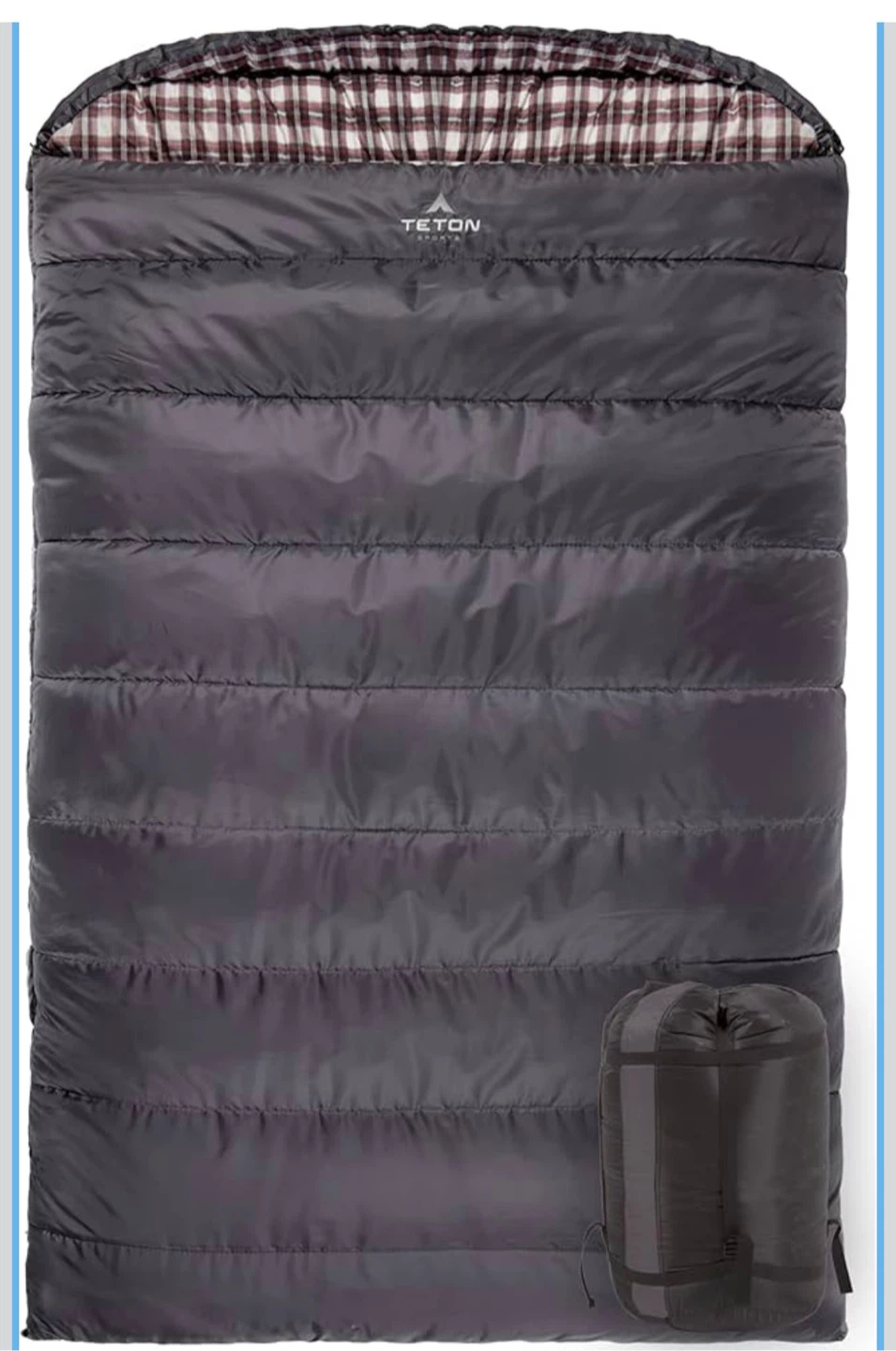 Teton Sports Fahrenheit Mammoth Sleeping Bag - 0F - Gray