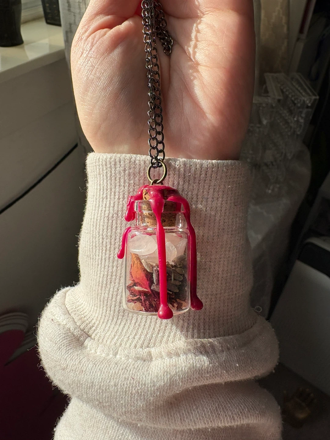 Love Spell Jar Necklace - photo 2
