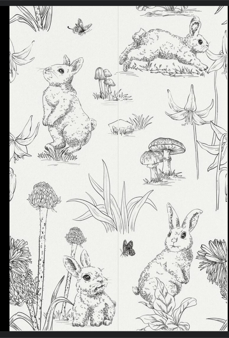 Rabbits Wallpaper rolls - photo 2