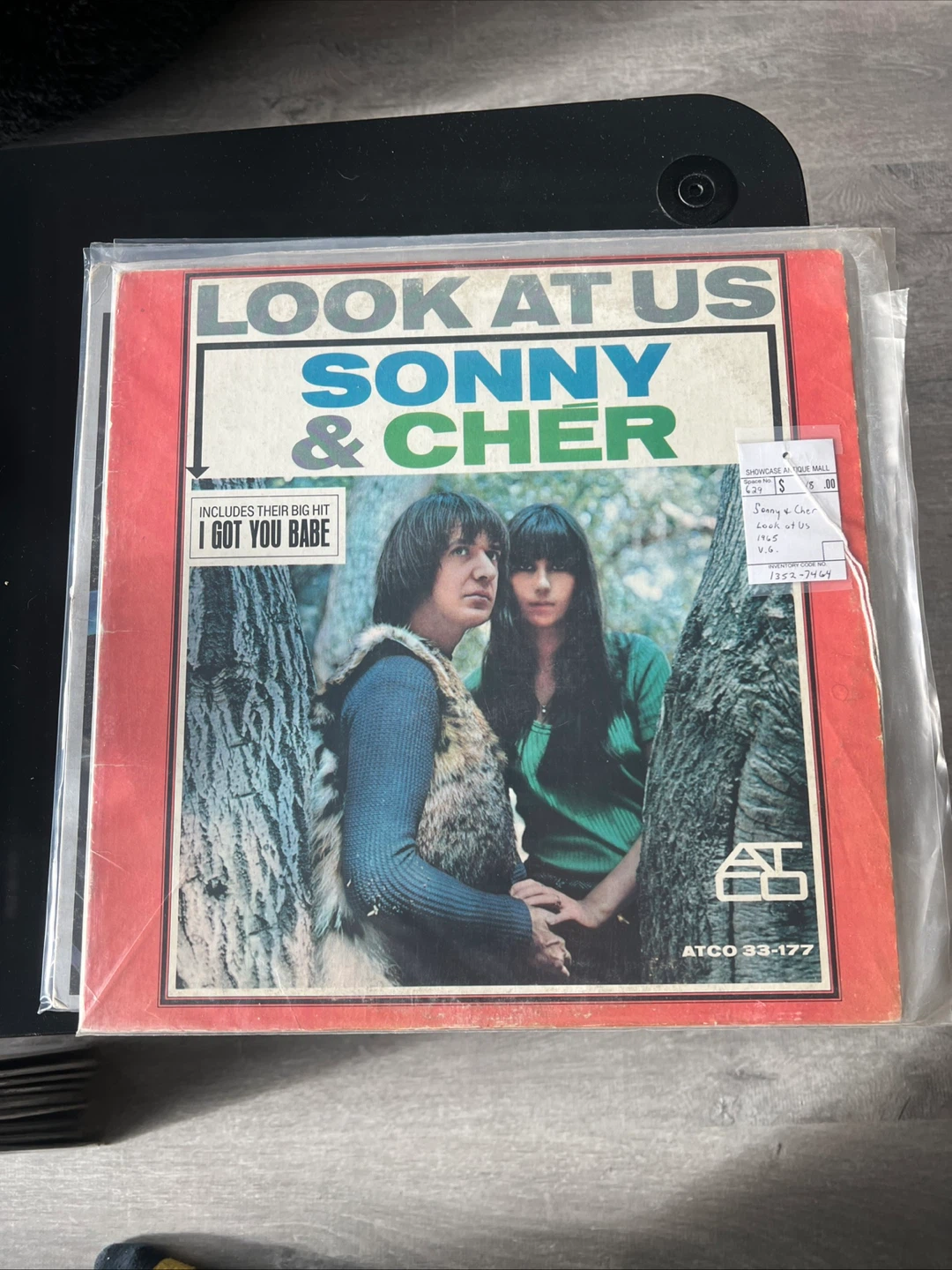Sonny & Cher "Look At Us" Vinyl Record