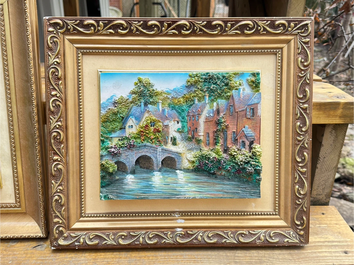 Vintage Cottage Landscape Wall Art (Set of 4 Framed) - photo 4
