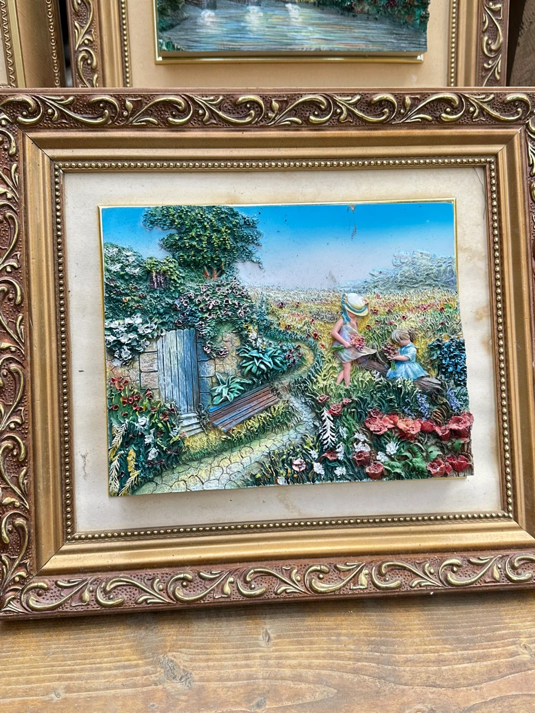 Vintage Cottage Landscape Wall Art (Set of 4 Framed) - photo 3