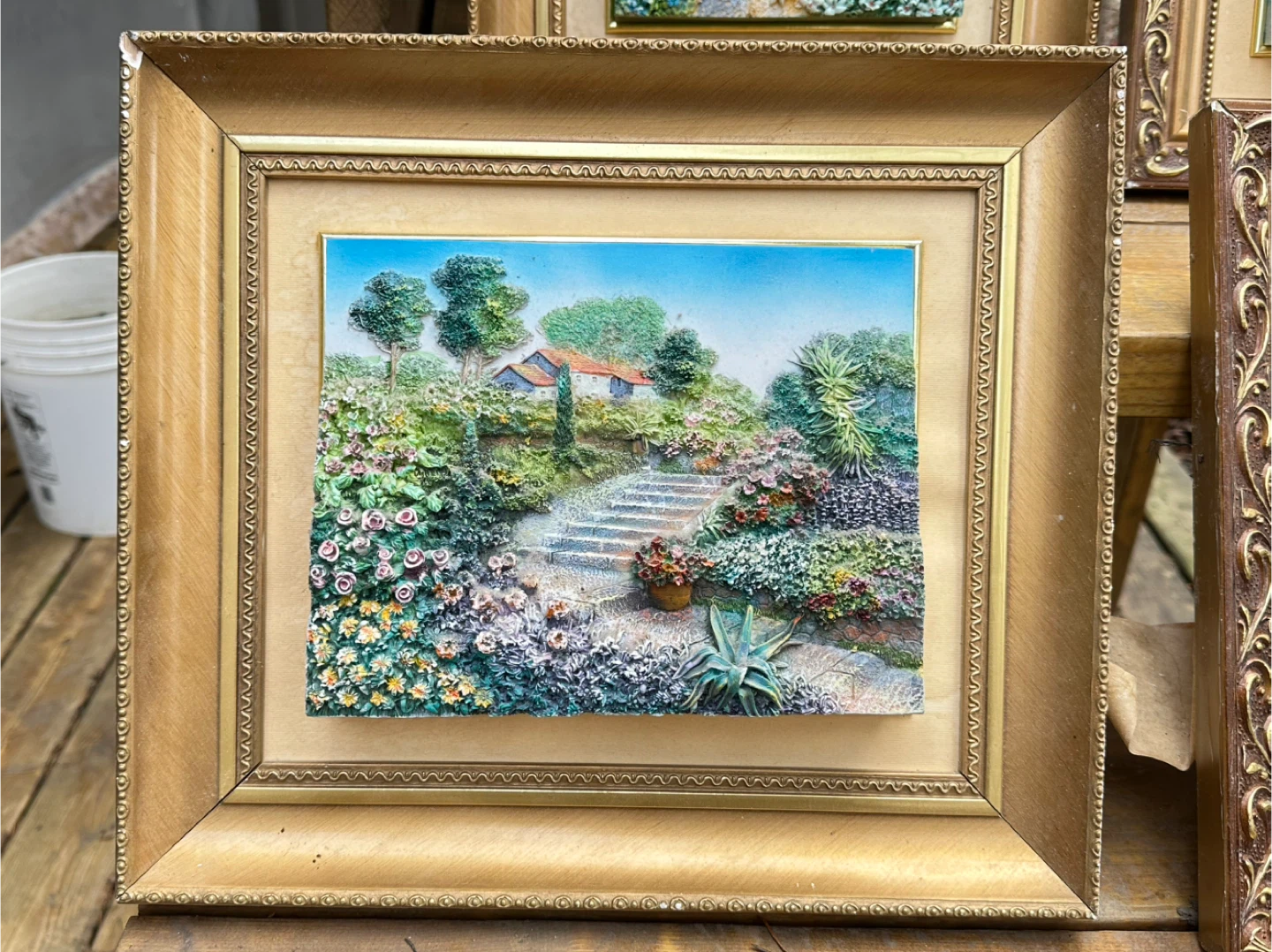 Vintage Cottage Landscape Wall Art (Set of 4 Framed) - photo 2