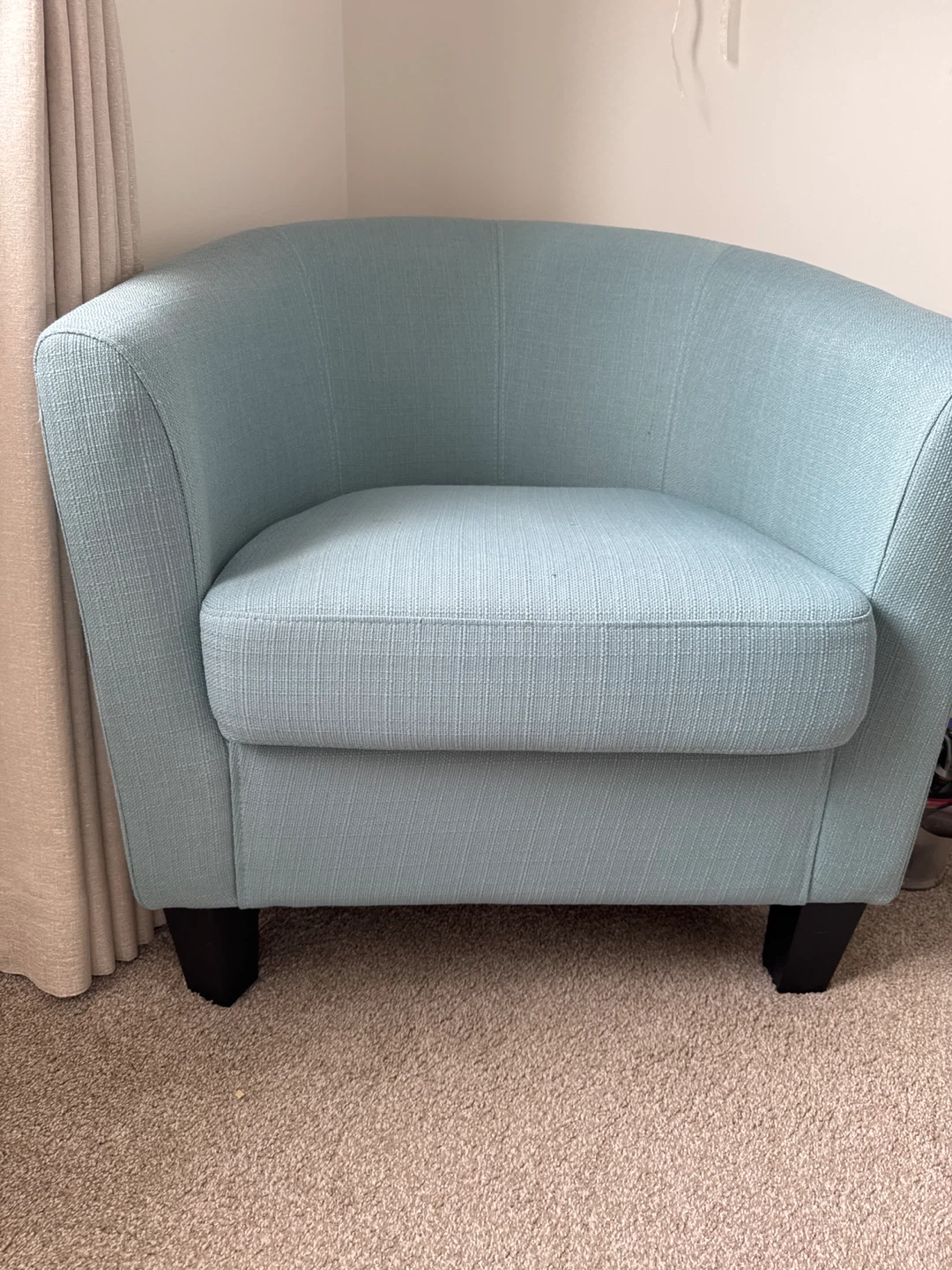 Light Blue Accent Chair - photo 2