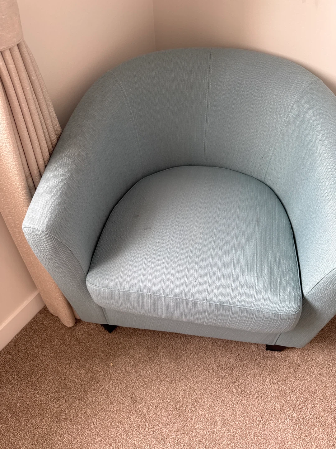 Light Blue Accent Chair - photo 3