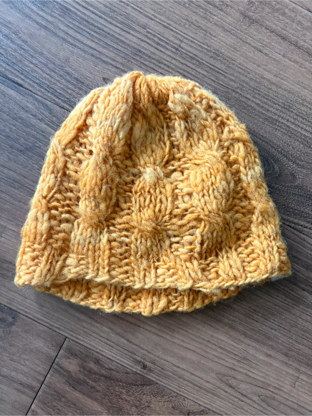 Volcom Orange Knit Beanie Hat Skate Surf Emo
