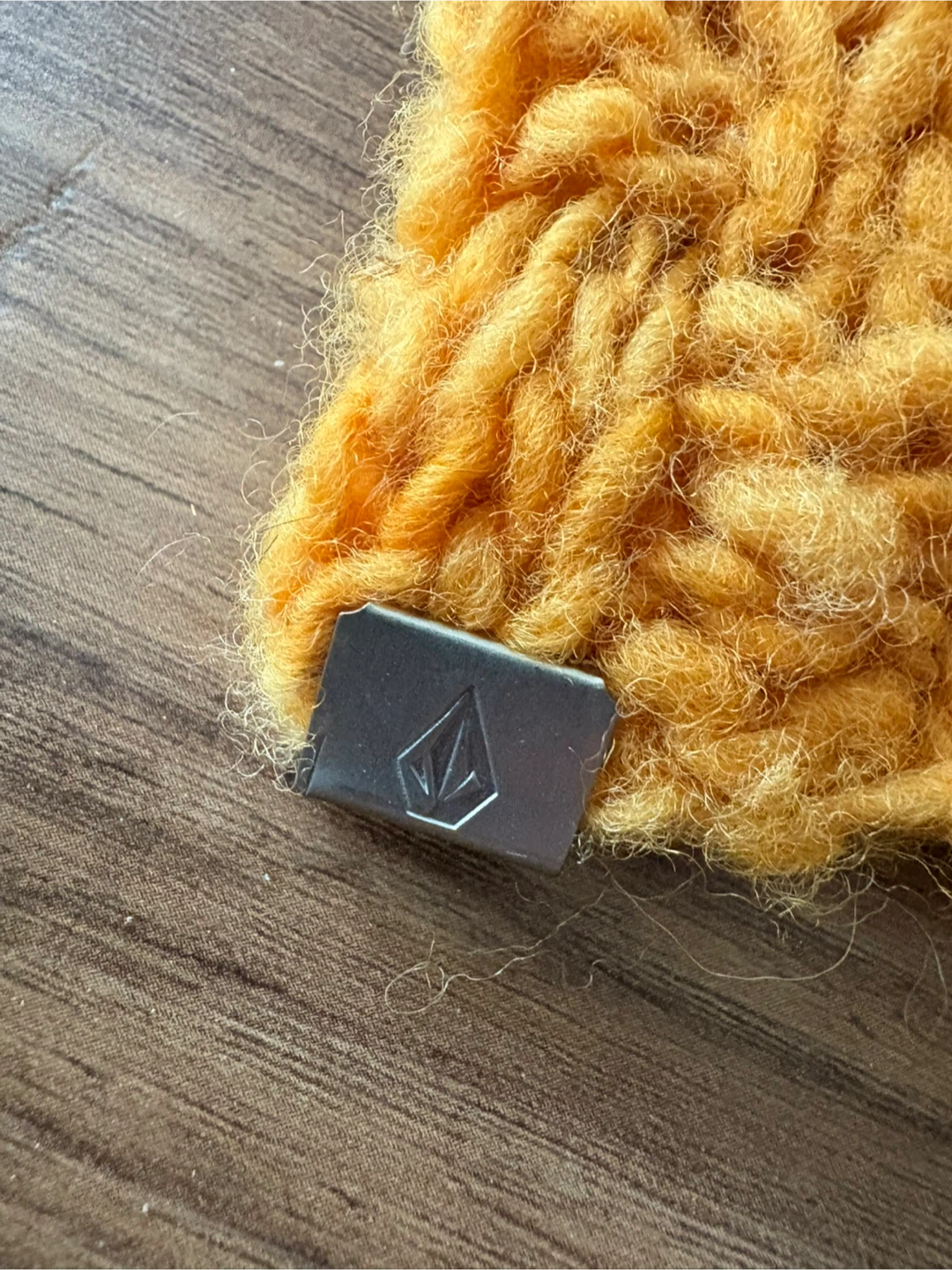 Volcom Orange Knit Beanie Hat Skate Surf Emo - photo 3