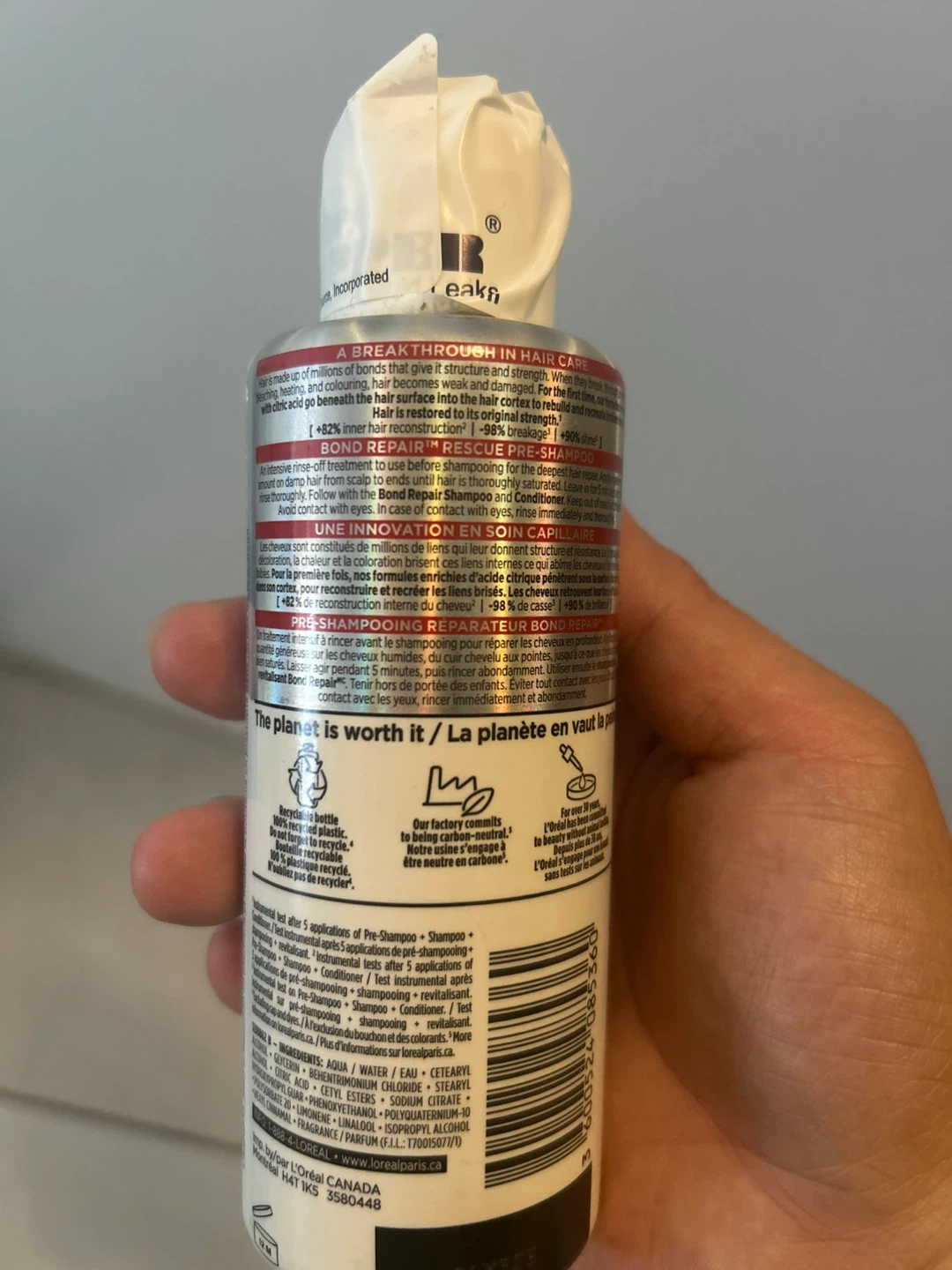 L'Oréal Paris Bond Repair Rescue Pre-Shampoo 200 mL - photo 2