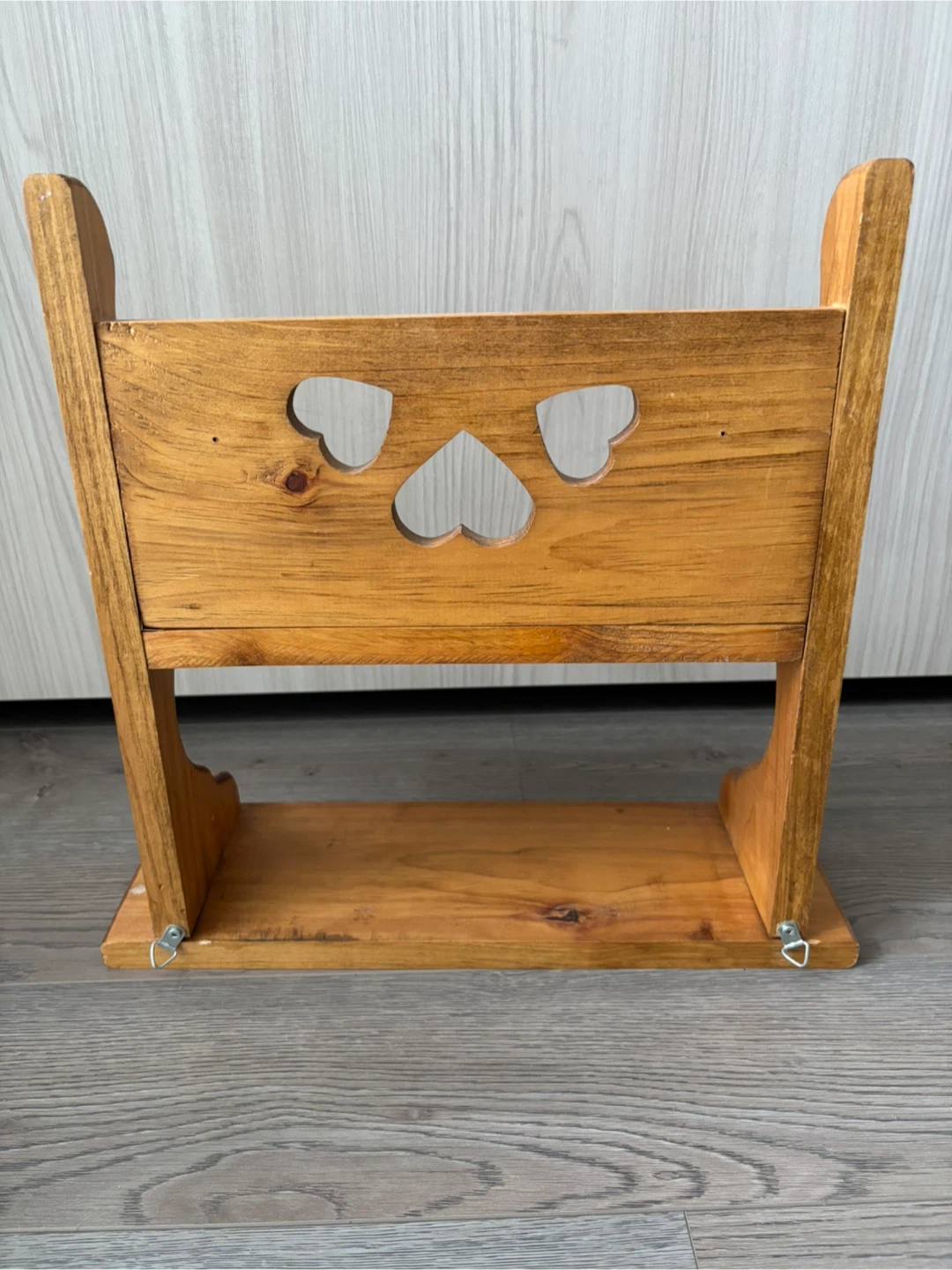 Wooden Shelves with Heart Cutouts - photo 3