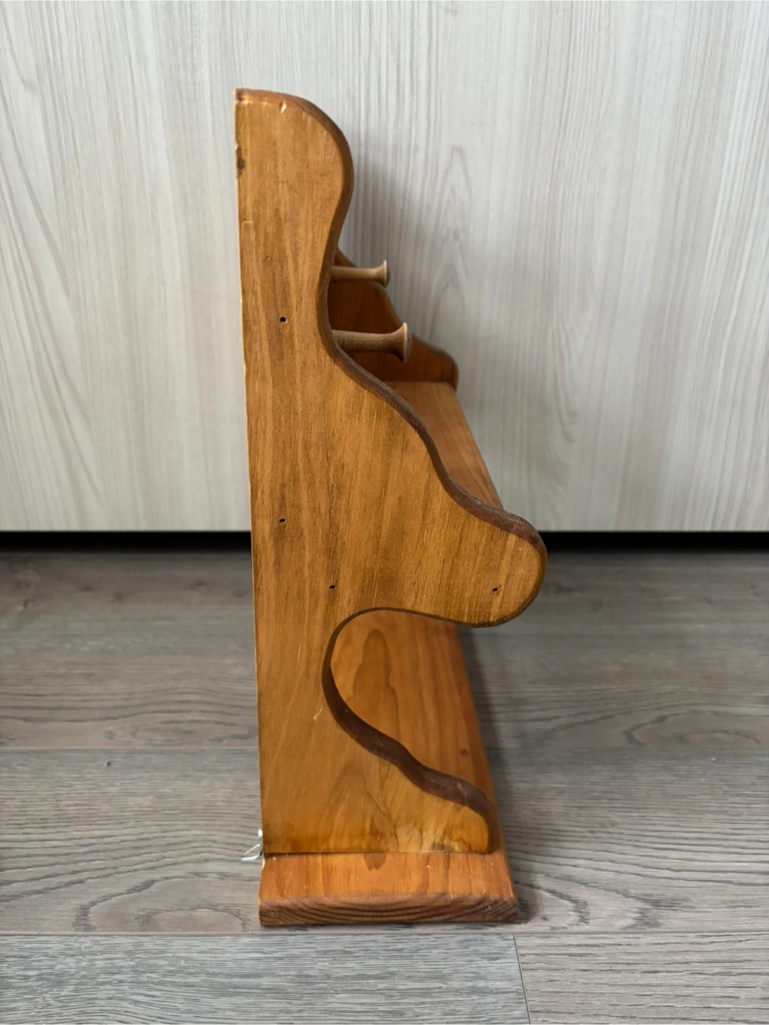 Wooden Shelves with Heart Cutouts - photo 2