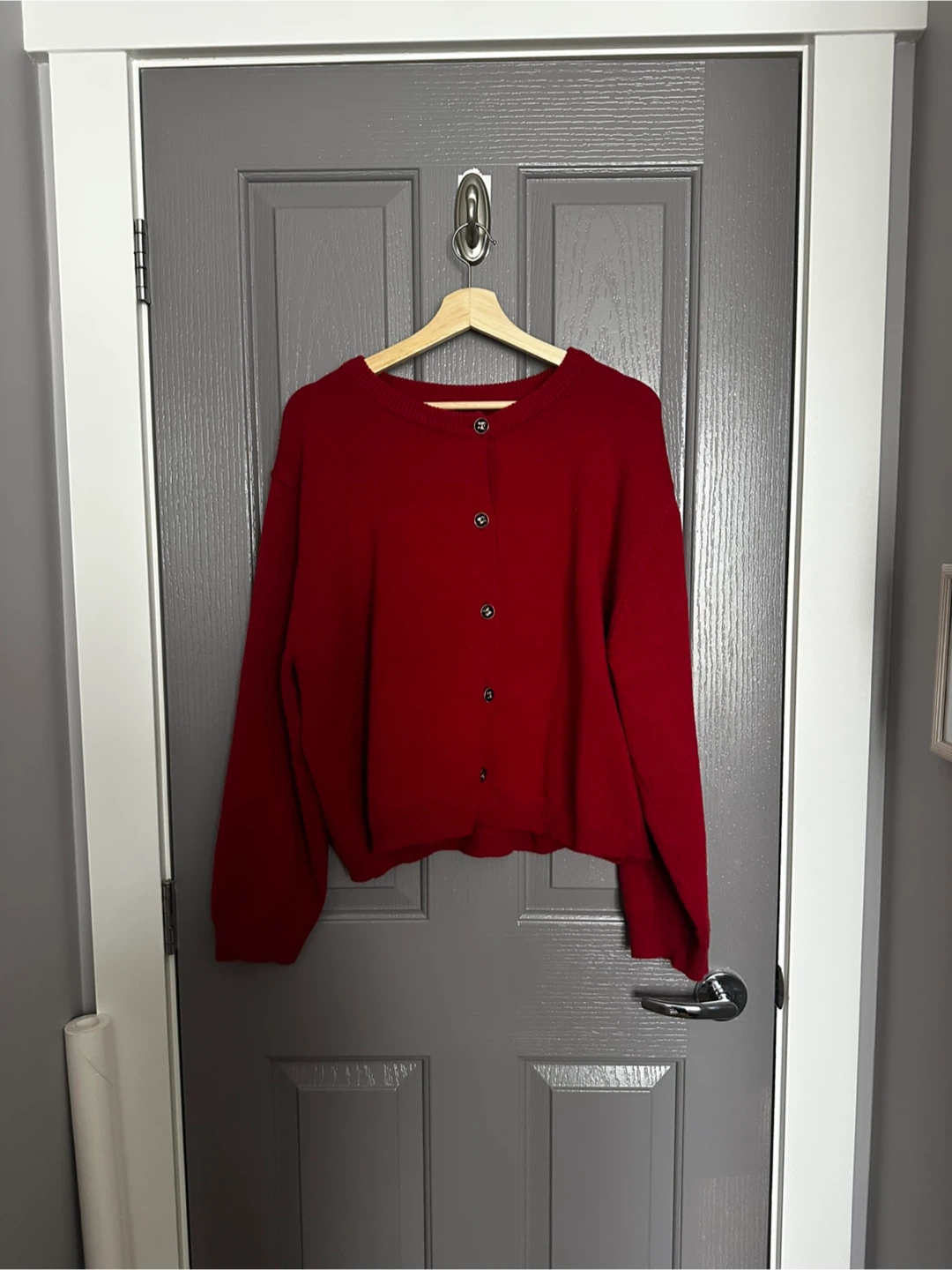 Dazy Petite Plus Red Cardigan 4XL