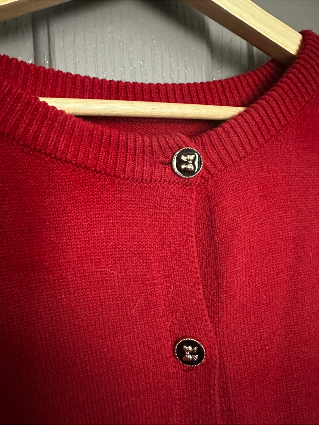 Dazy Petite Plus Red Cardigan 4XL - photo 2