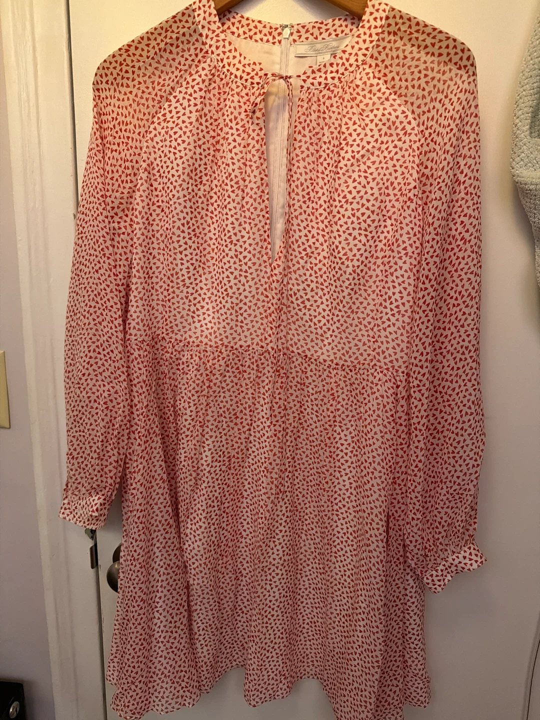 Brooks Brothers Women's Dress Size 8 Red Heart Print