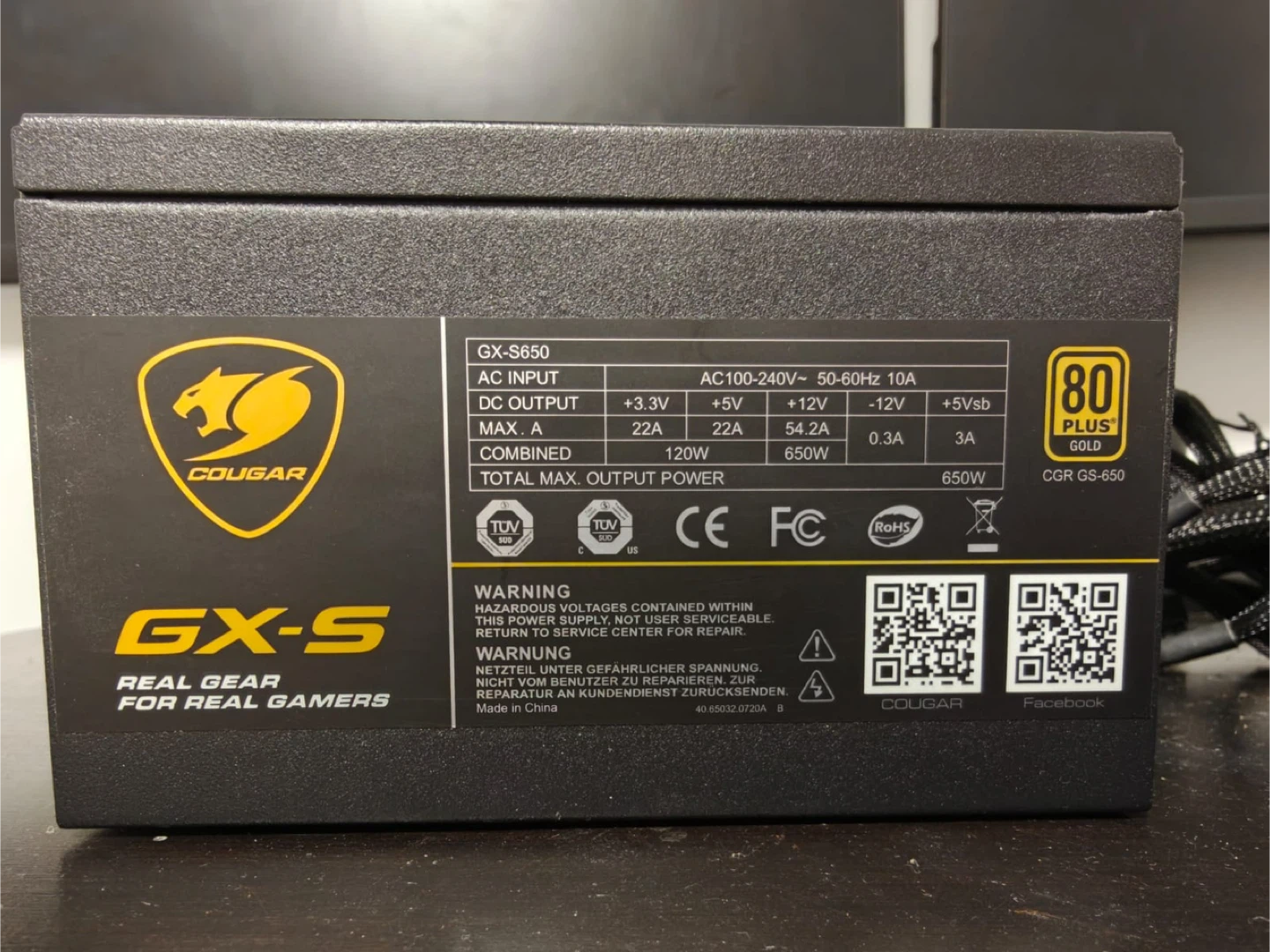 650W PSU* Cougar GX -S - photo 2