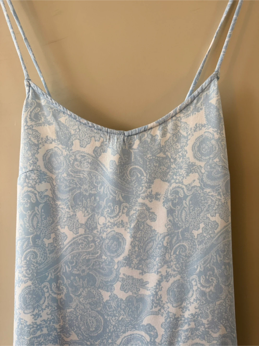 Joe Fresh Blue Paisley Print Camisole - Size M/M - photo 2