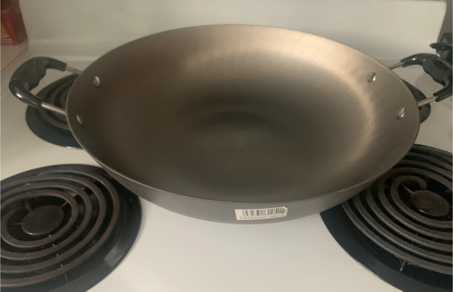 NEW - Large 14” Carbon Steel Wok with Handles - photo 4