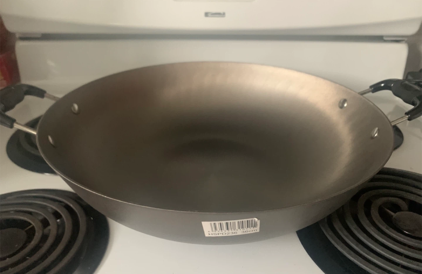 NEW - Large 14” Carbon Steel Wok with Handles - photo 3