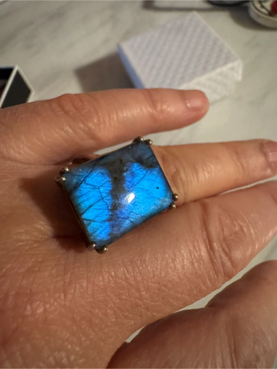 Labradorite Statement Ring - photo 3