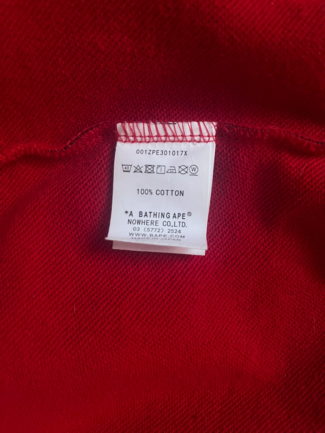 Bathing Ape (BAPE) Hoodie Red - photo 2
