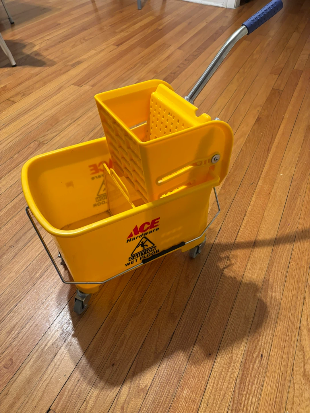Ace Hardware Yellow Mop Bucket with Wringer