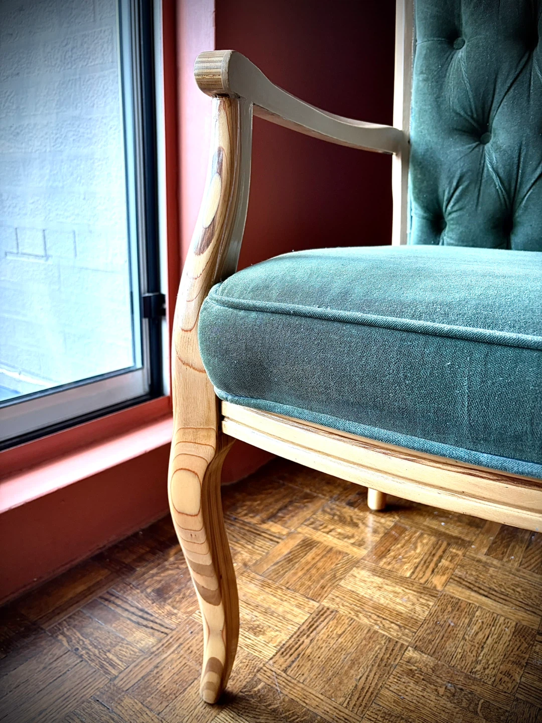 Green Tufted Accent Chair - photo 2