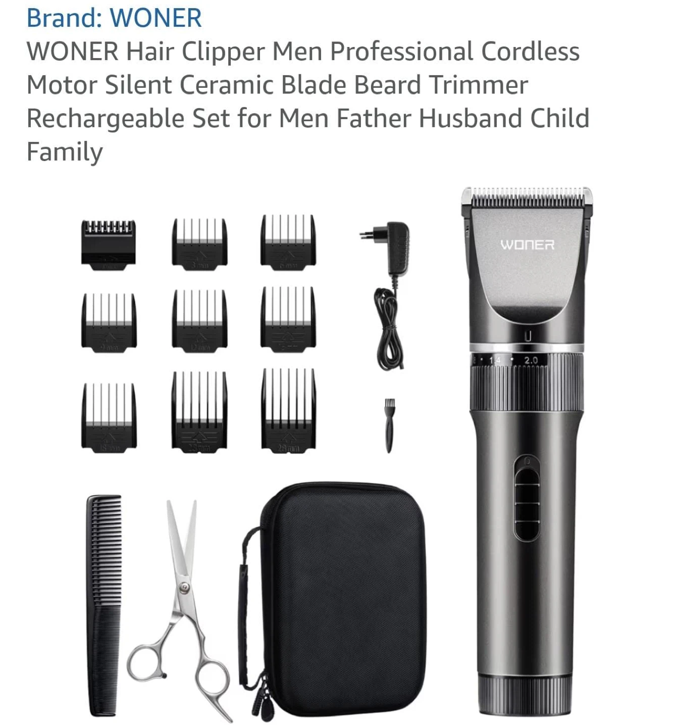 WONER HC818B Hair Clipper Set