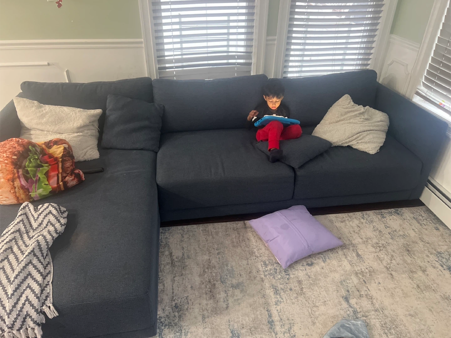Dark Gray Sectional Sofa
