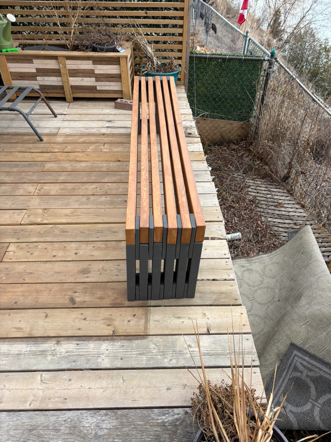 Solid wooden bench - photo 4