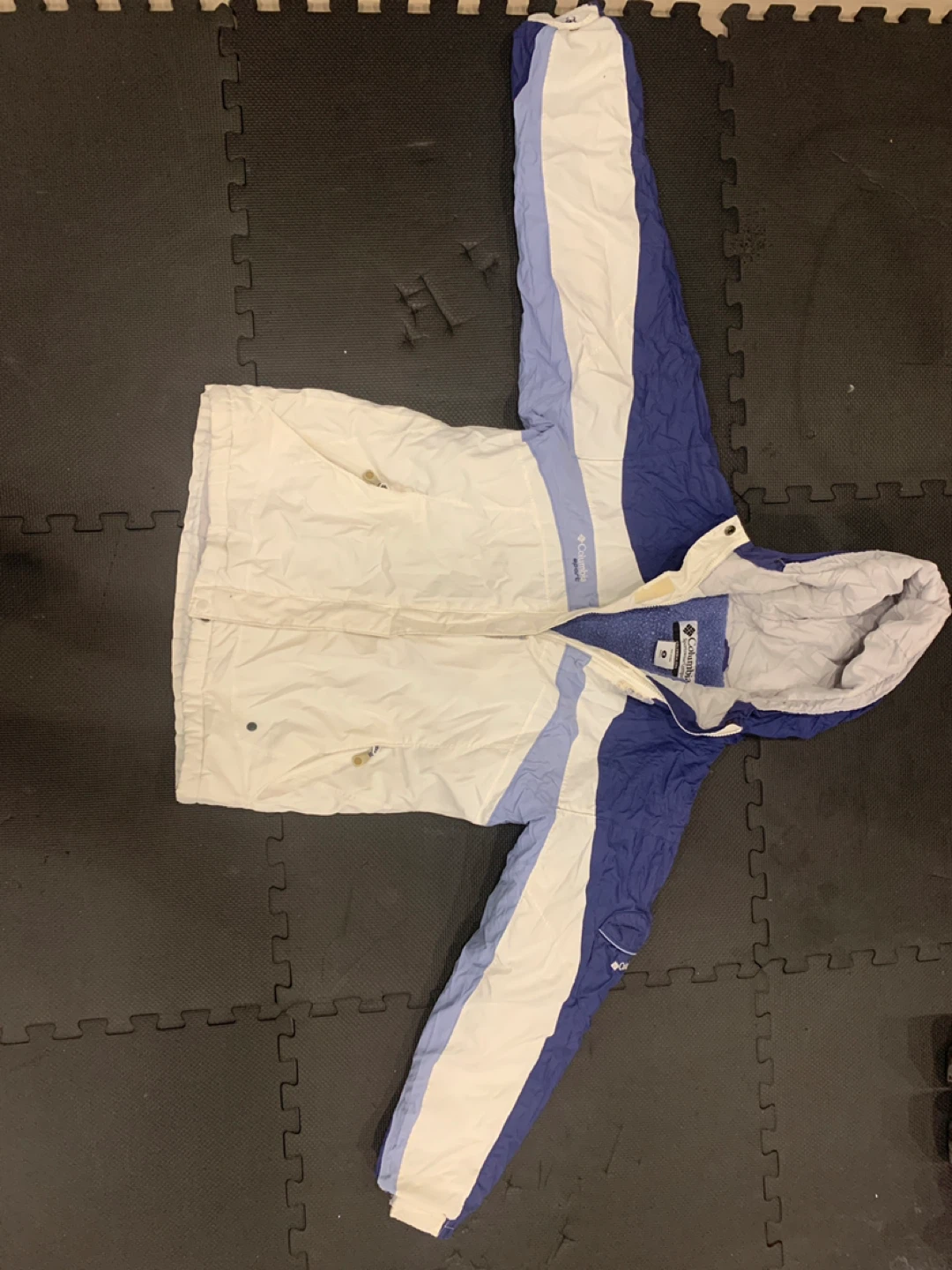 Columbia Ski Jacket - White/Blue