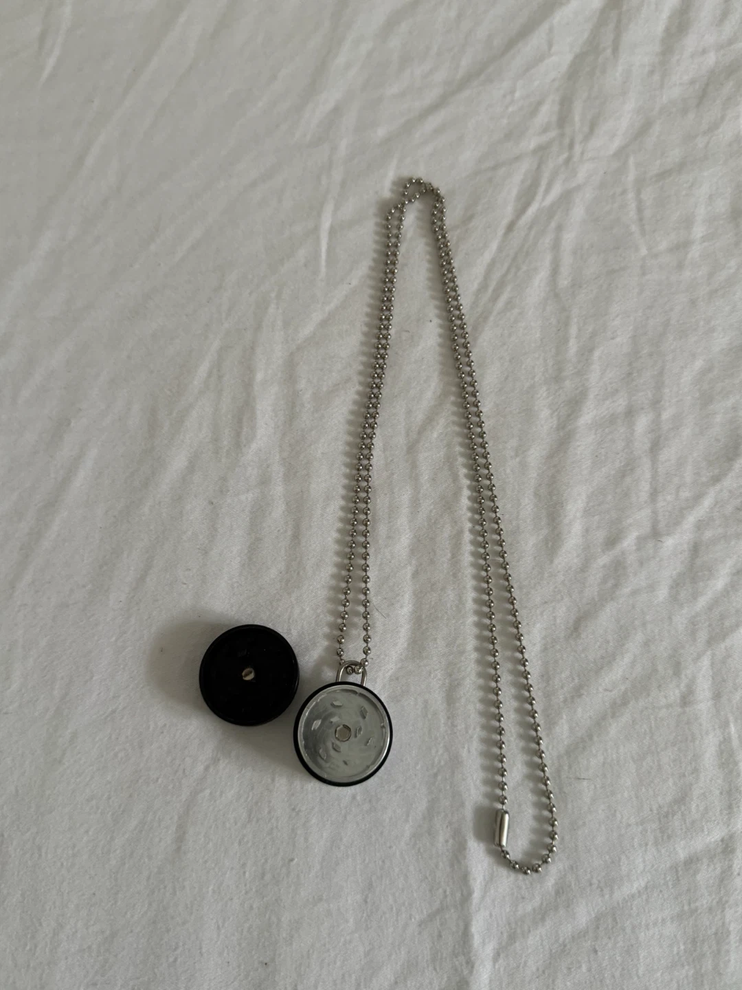 Ball Chain Grinder Pendant Necklace - photo 2