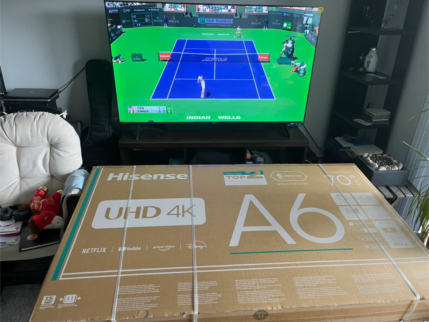 Hisense 70” Class 4K UHD TV - 2 Months Old-