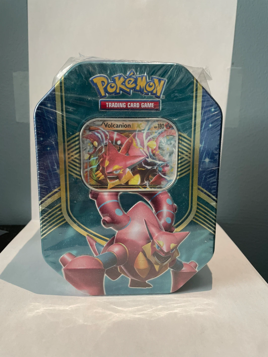 Pokemon Volcanion Ex 2016 Battle Hearts tin