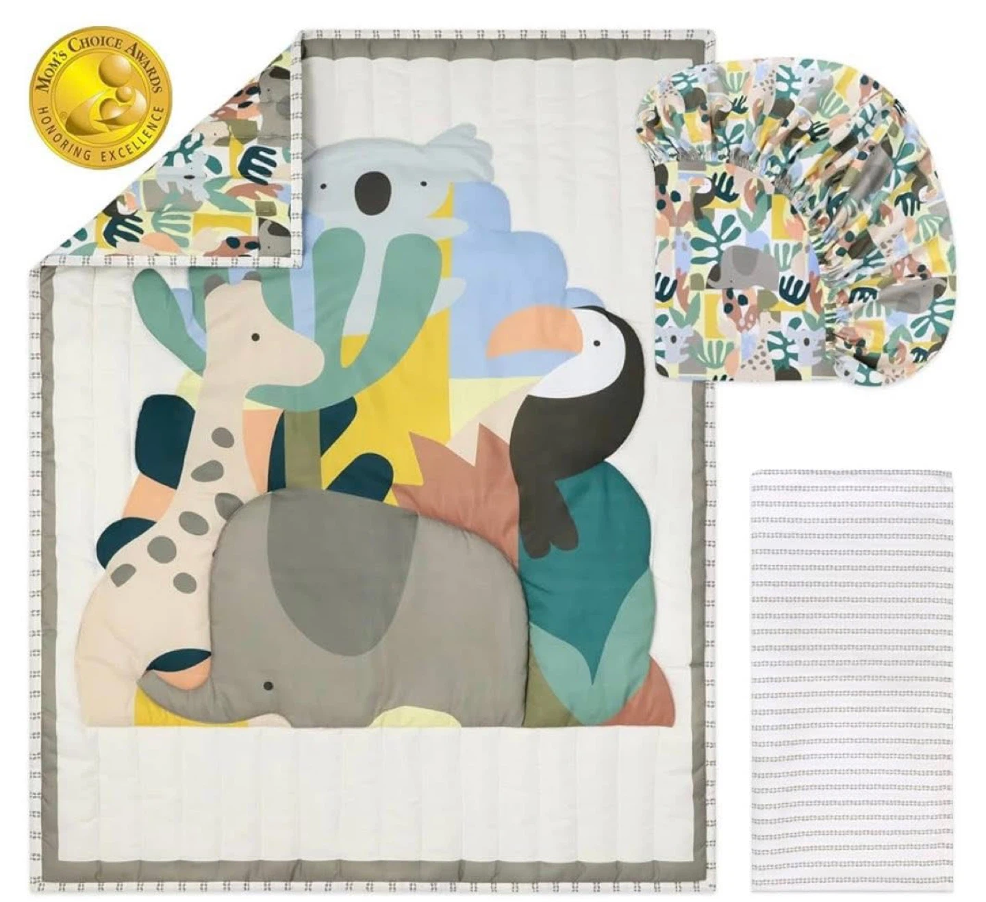 The Peanutshell 3 Piece Crib Bedding Set - photo 2