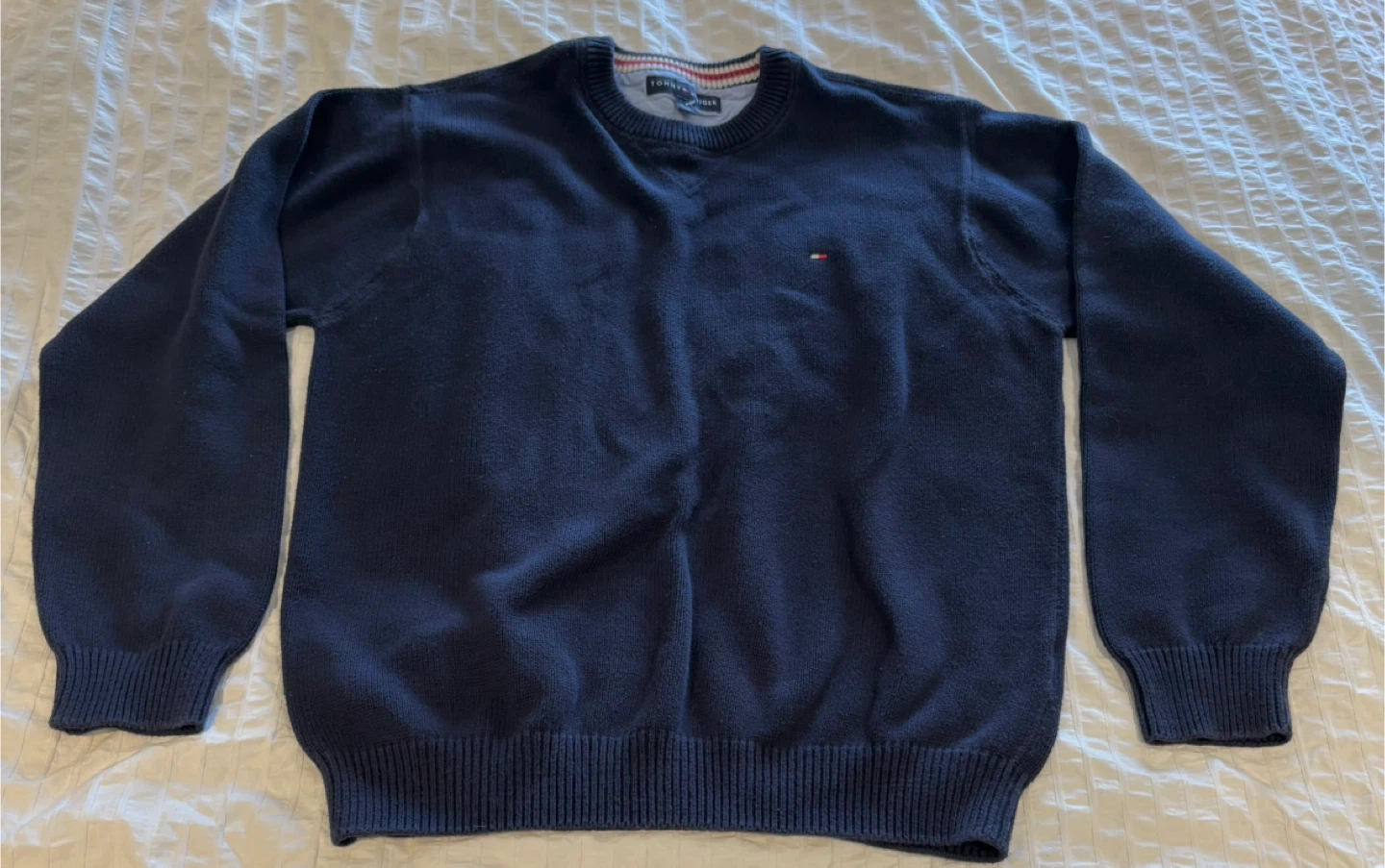 Tommy Hilfiger Navy Blue Crew Neck Sweater XL - photo 2