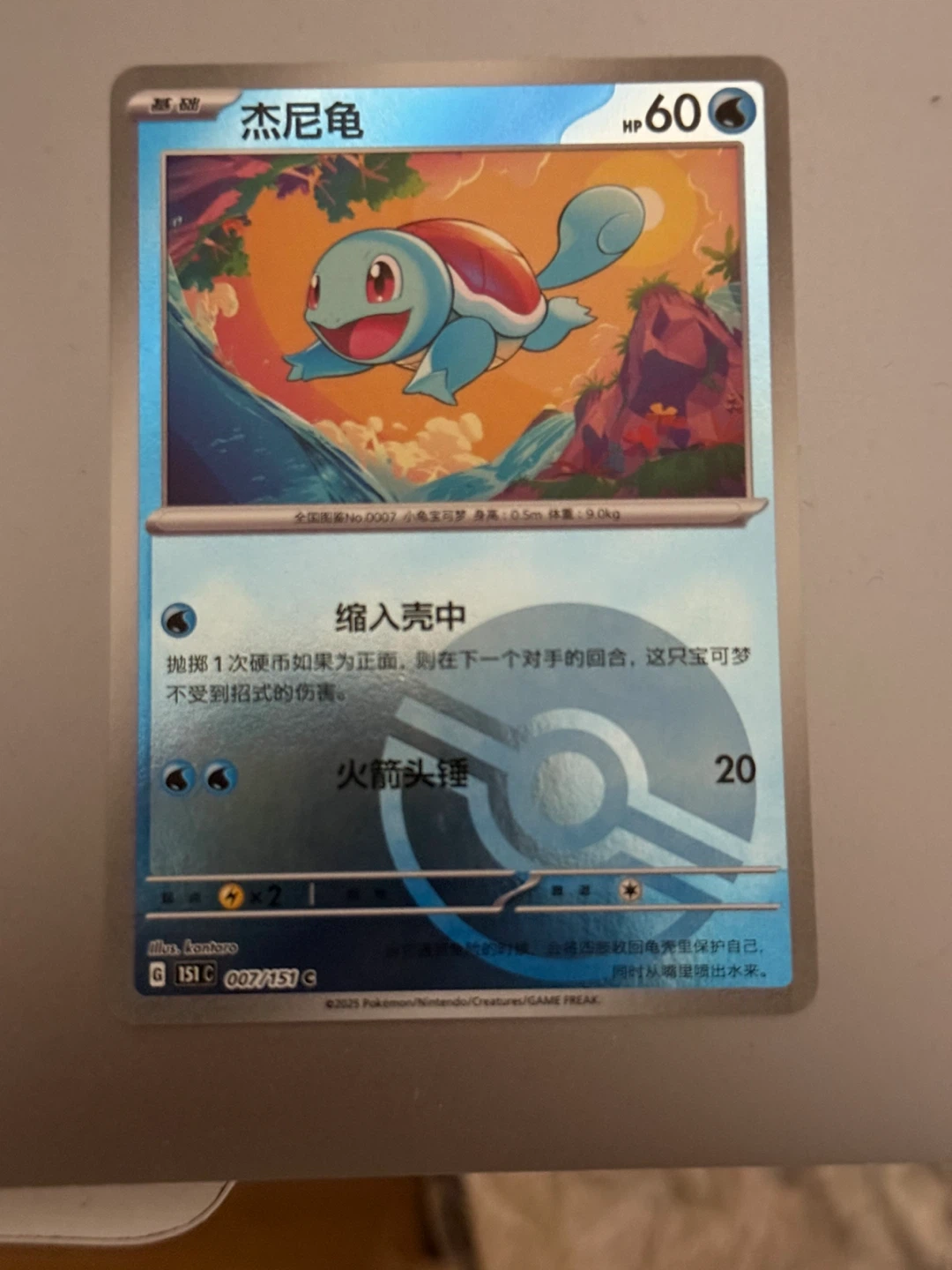 Pokemon TCG Card - Squirtle