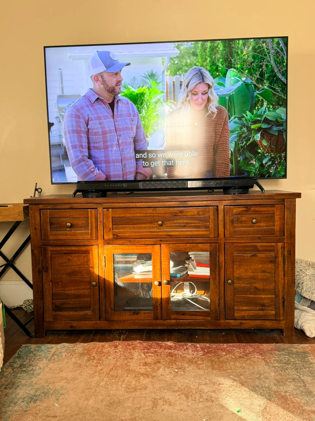 Solid Wood Media Console/TV Stand - photo 2