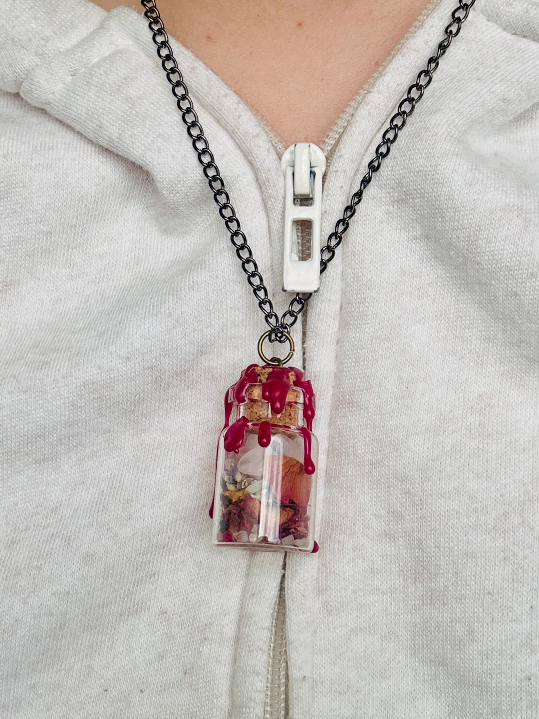 Love Spell Jar Necklace