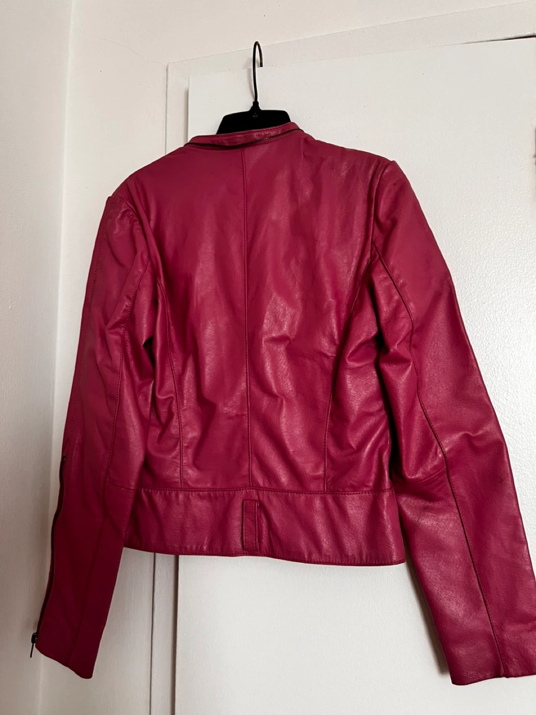 UB Leather Collection Pink Genuine Leather Jacket Size S/P - photo 5