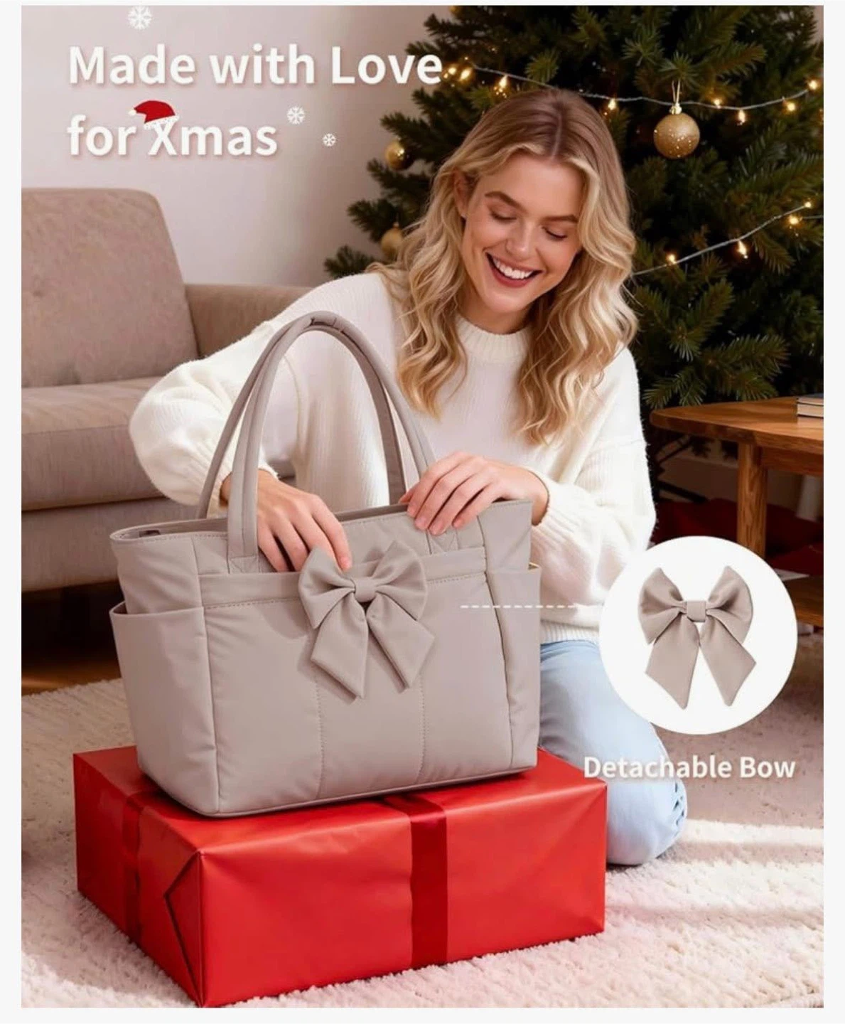 NâNâ Travel Bag with Detachable Bow - photo 2