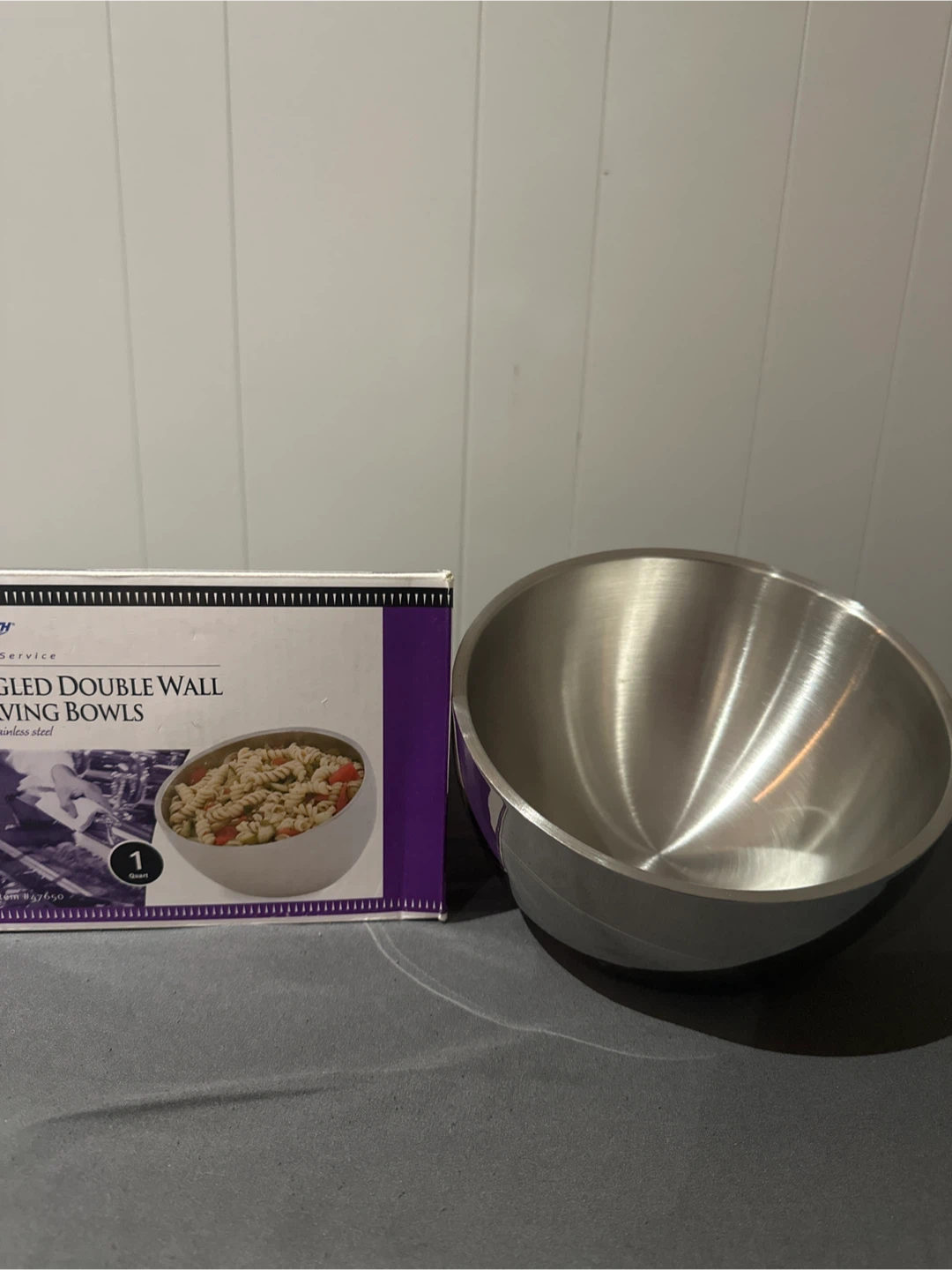 Vollrath Angled Double Wall Serving Bowl - Stainless Steel - photo 2