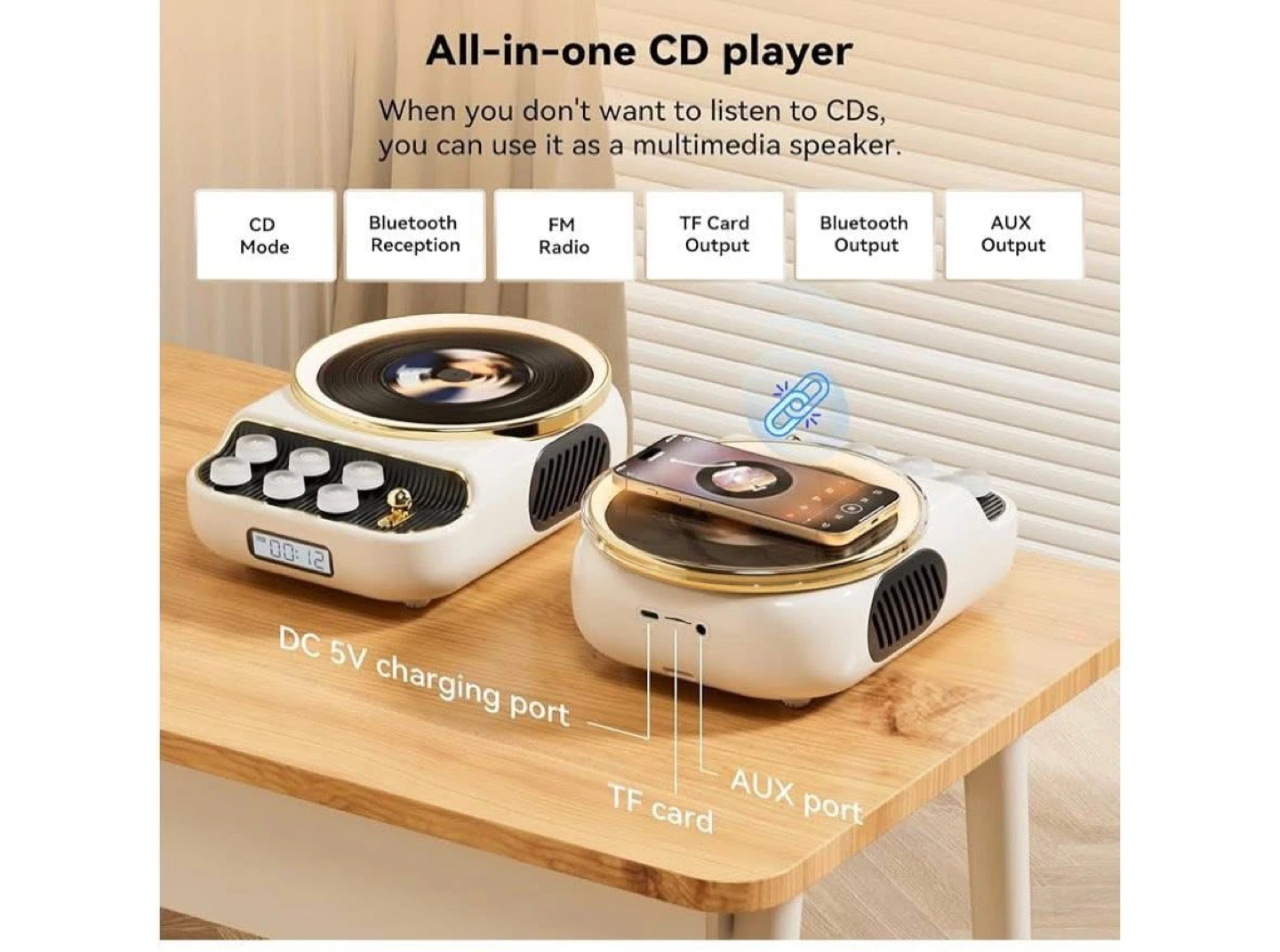 Retro CD player - photo 2