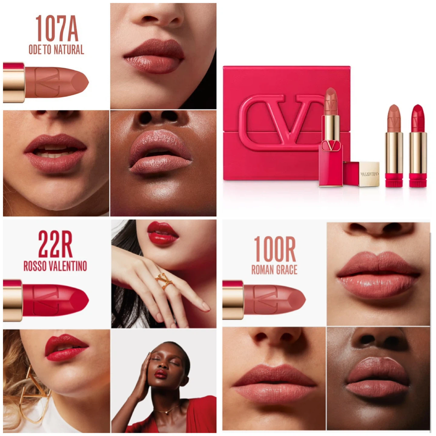 Valentino Lipstick Set - 1 Lipstick & 2 Refills - photo 5