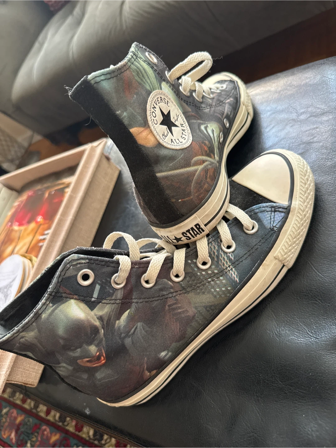 Converse All Star High Top Batman Sneakers - photo 2