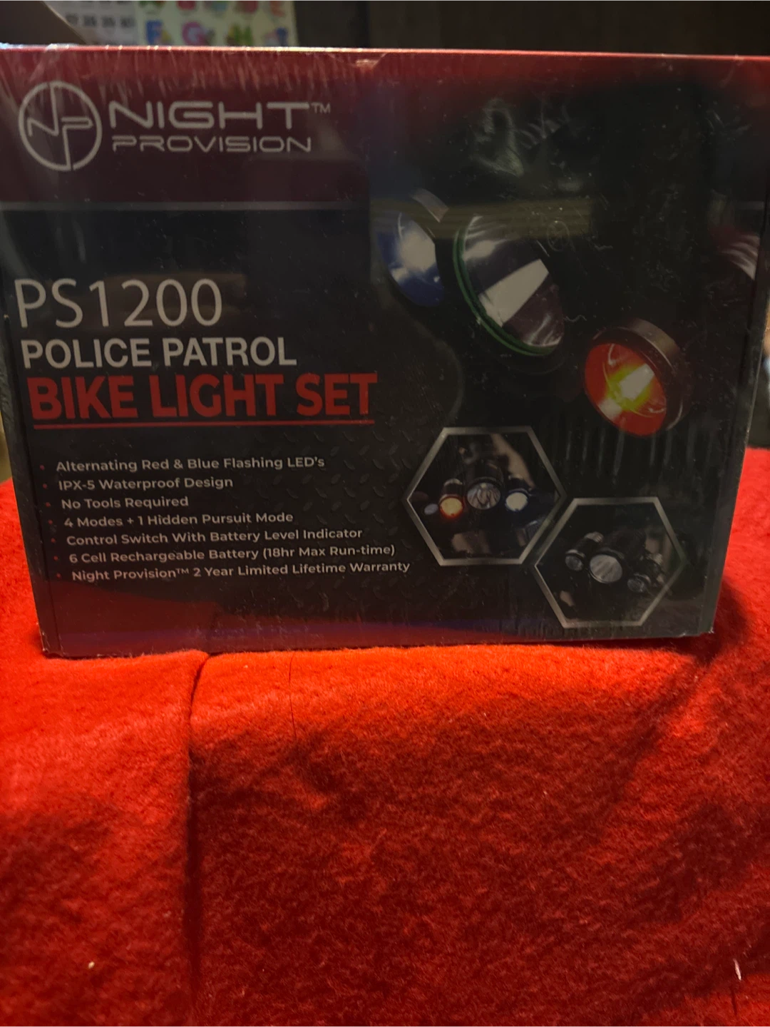 Night Provision PS1200 Police Patrol Bike Light Set