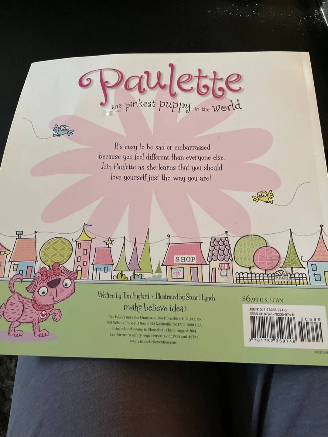 Paulette the Pinkest Puppy in the World Children's Book - photo 3